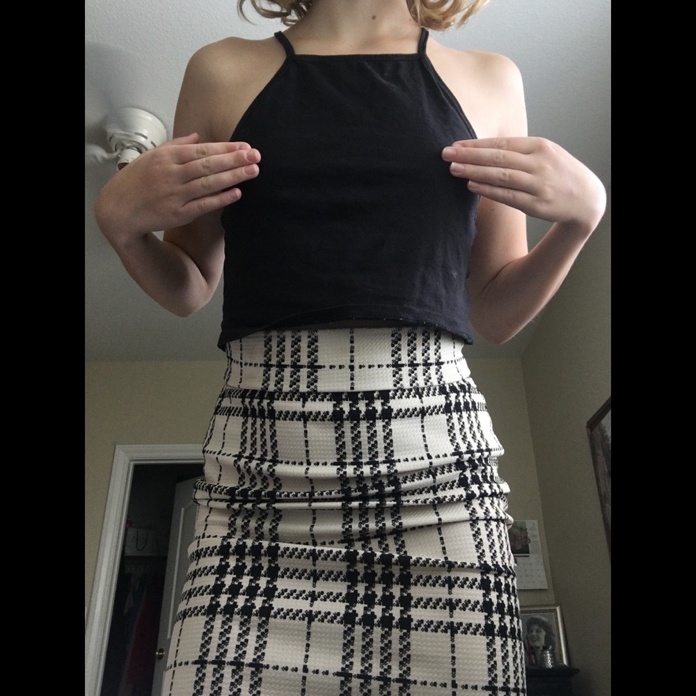 Black Crop Top